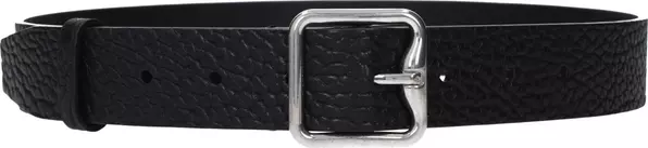 Black Leather Regular Belt