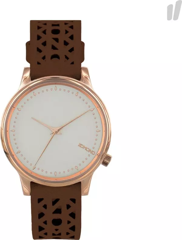 Brown Leather Dress Watch