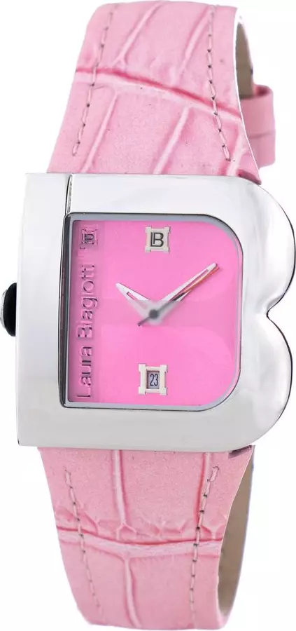 Multicolor Leather Dress Watch