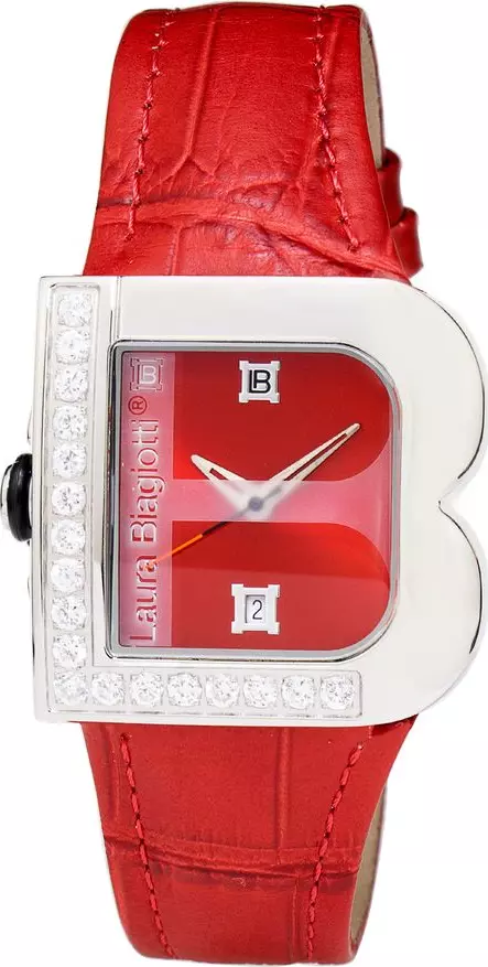 Multicolor Leather Dress Watch