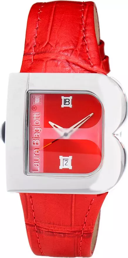 Multicolor Leather Dress Watch