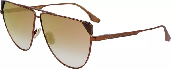 Brown Metal Sunglasses