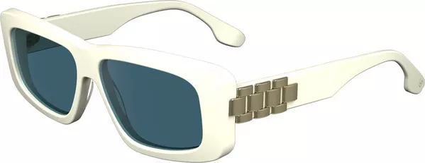 White Acetate Sunglasses