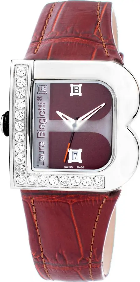 Brown Leather Dress Watch