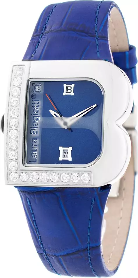 Purple Leather Dress Watch