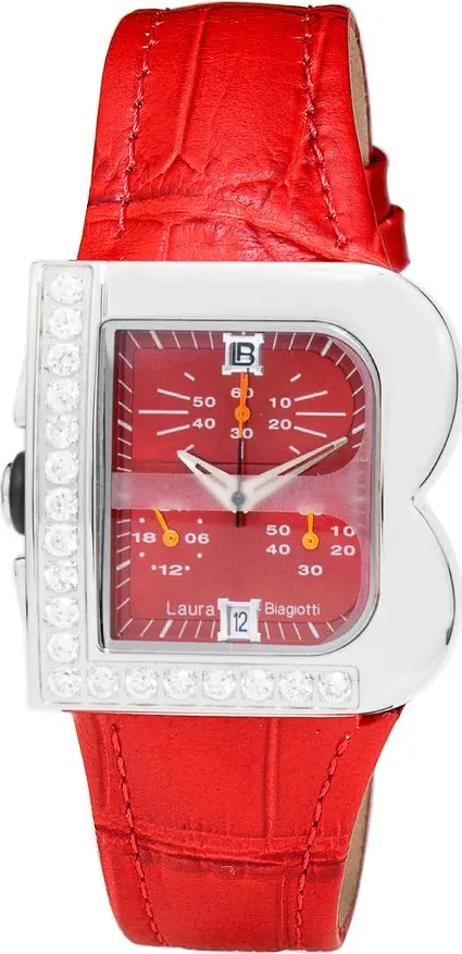 Multicolor Leather Dress Watch