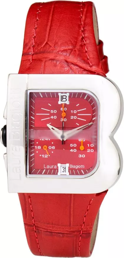 Multicolor Leather Dress Watch