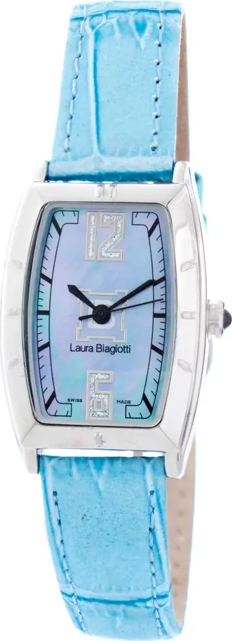 Blue Leather Dress Watch