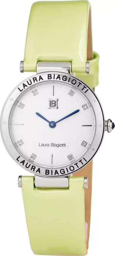 Bicolor Leather Dress Watch