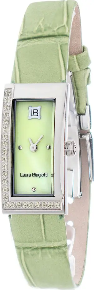 Bicolor Leather Dress Watch