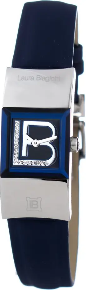 Blue Leather Dress Watch