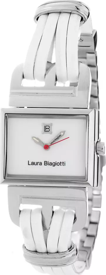 White Leather Dress Watch
