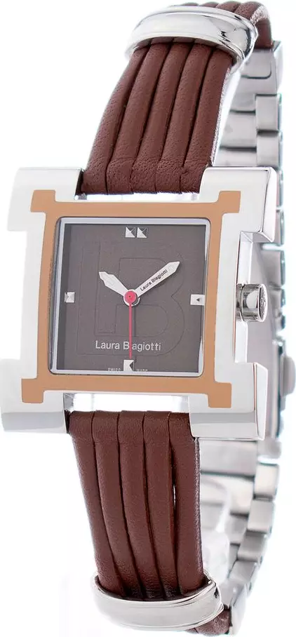Brown Leather Dress Watch