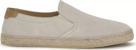 Gray Calf Leather Bos Taurus Low Top Sneakers