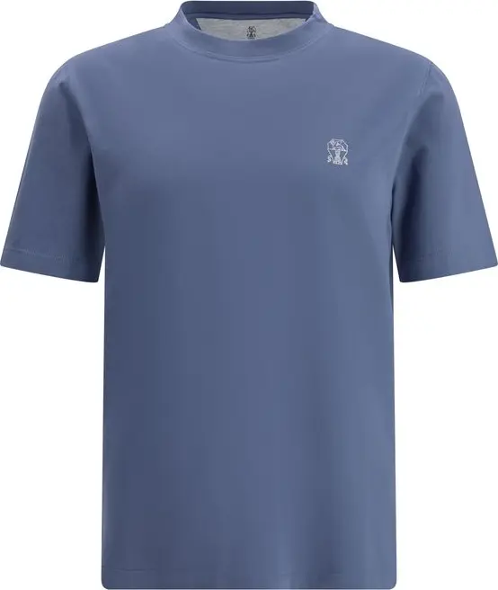 Blue Cotton T-Shirt