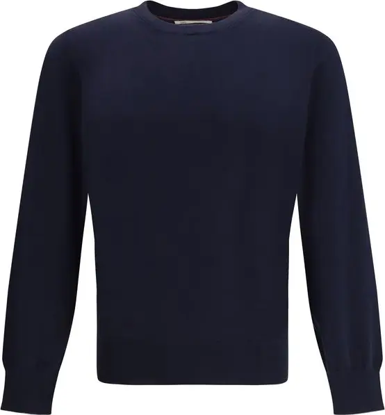 Blue Cotton Sweatshirt