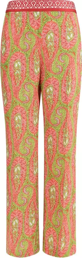 Multicolor Polyester Pants