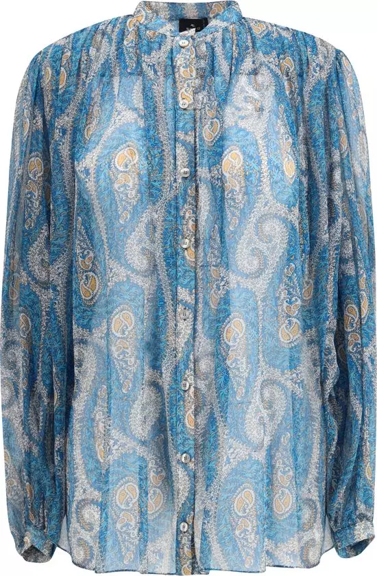 Multicolor Silk Pattern Shirt