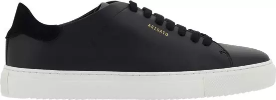 Black Calf Leather Bos Taurus Low Top Sneakers