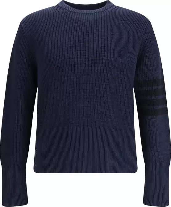 Blue Cotton Sweatshirt