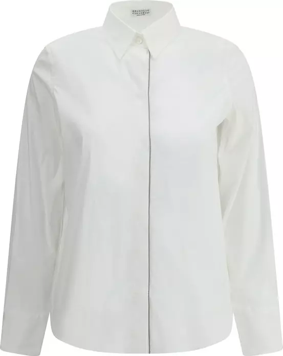 White Cotton Dress Shirt