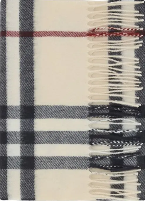 Beige Cashmere Scarf
