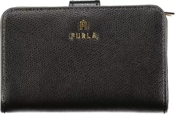 Black Leather Women Wallet