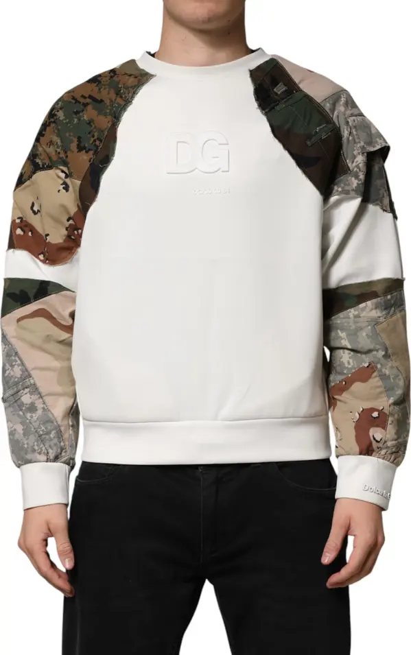 Multicolor Camouflage Sweatshirt Sweater