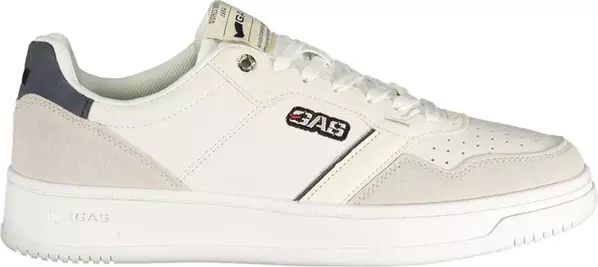 White Polyester Men Sneaker