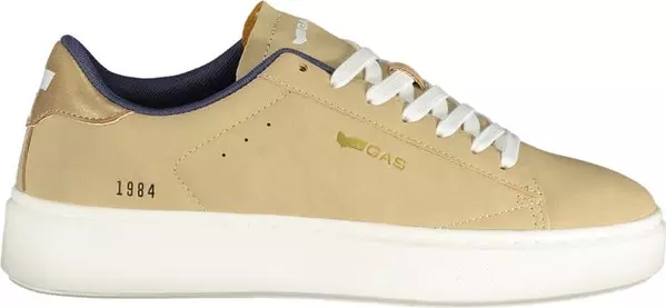 Beige Polyurethane Women Sneaker