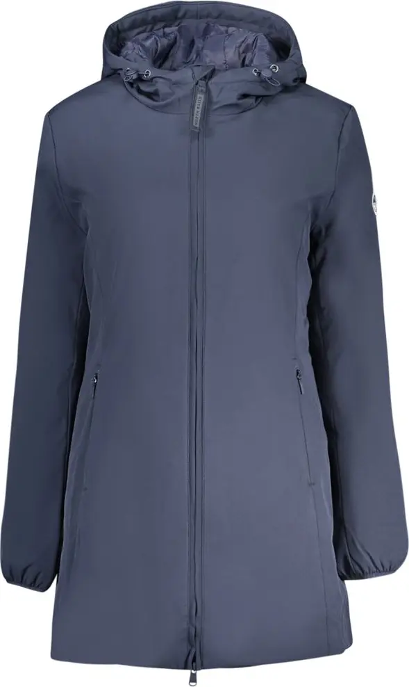 Blue Polyester Women's Jacket