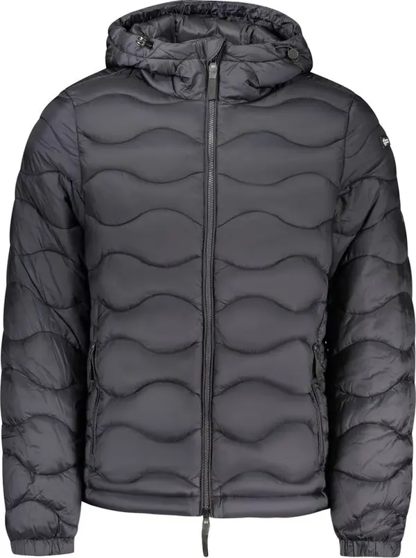Black Poliammide Men's Jacket