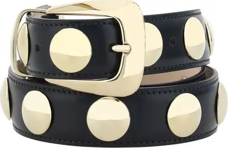 Black Calf Leather Bos Taurus Regular Belt