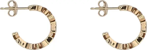 Gold Brass Earrings