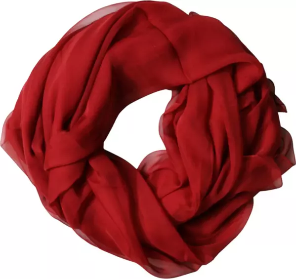Red Stole Silk Neck Wrap Shawl Men Scarf