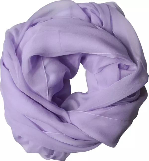 Purple Stole Silk Neck Wrap Shawl Men Scarf