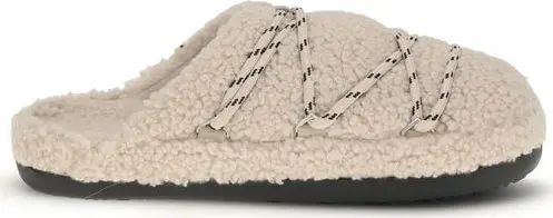 Beige Polyamide Flats
