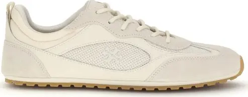 Beige Polyester Sneakers