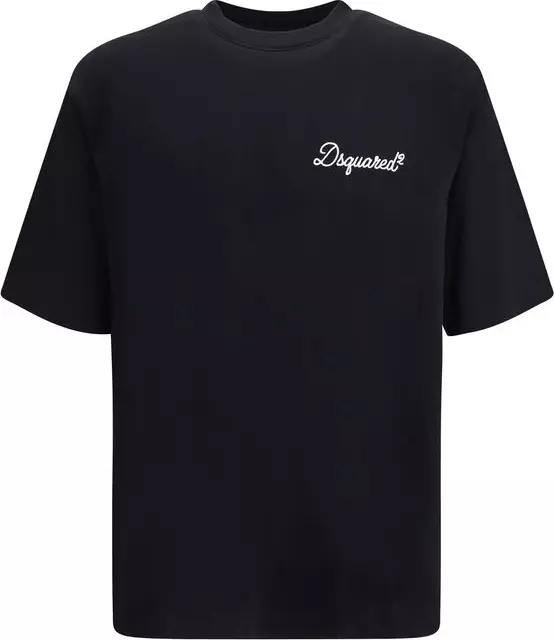 Black Cotton T-Shirt