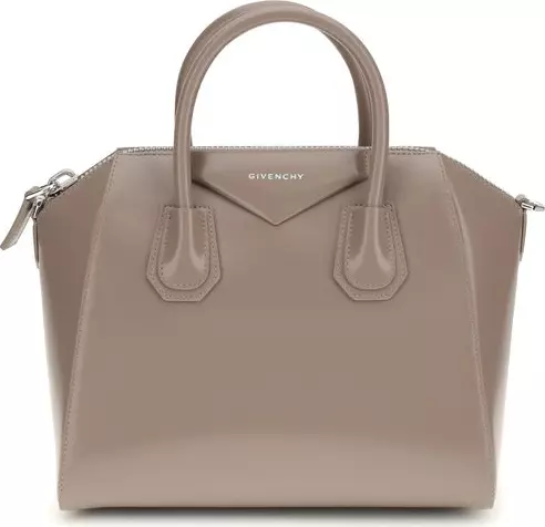 Gray Calf Leather Bos Taurus Handbag