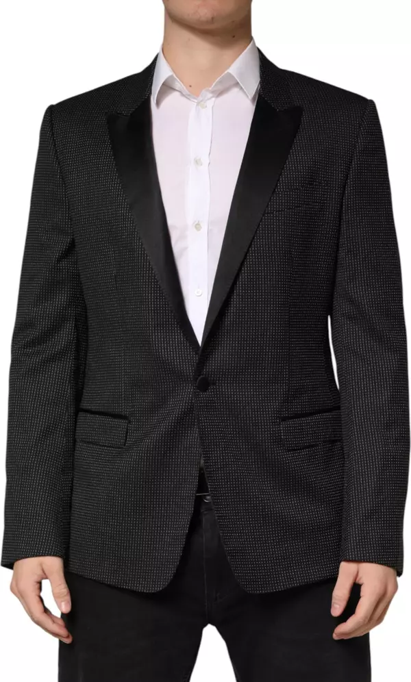 Black Fantasy Single Breasted Jacket Blazer
