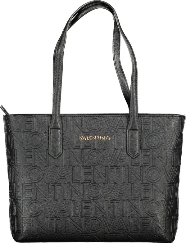 Black Polyurethane Women's Bag