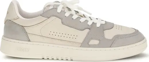 Gray Calf Leather Bos Taurus Athletic Sneakers