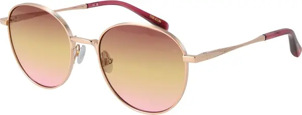Rose Gold Metal Sunglasses