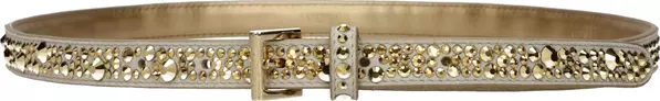 Gold Leather Regular Belt