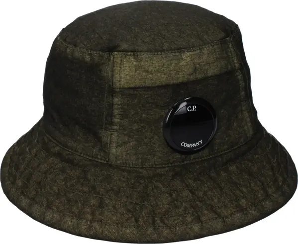 Green Polyamide Bucket Hat