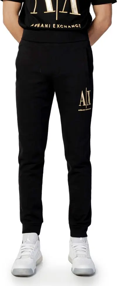 Black Cotton Joggers (Workout Pants)
