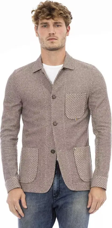 Beige Cotton Blazer