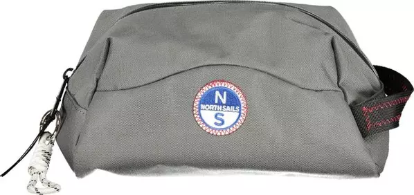 Grigio Polyester Men Beauty Case
