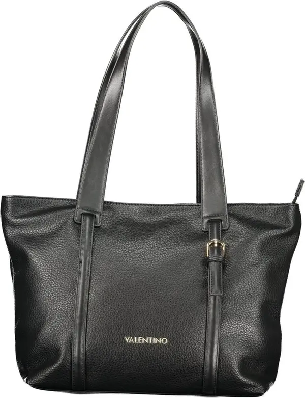 Black Polyurethane Women's Bag for Sophisticated Accessorizing